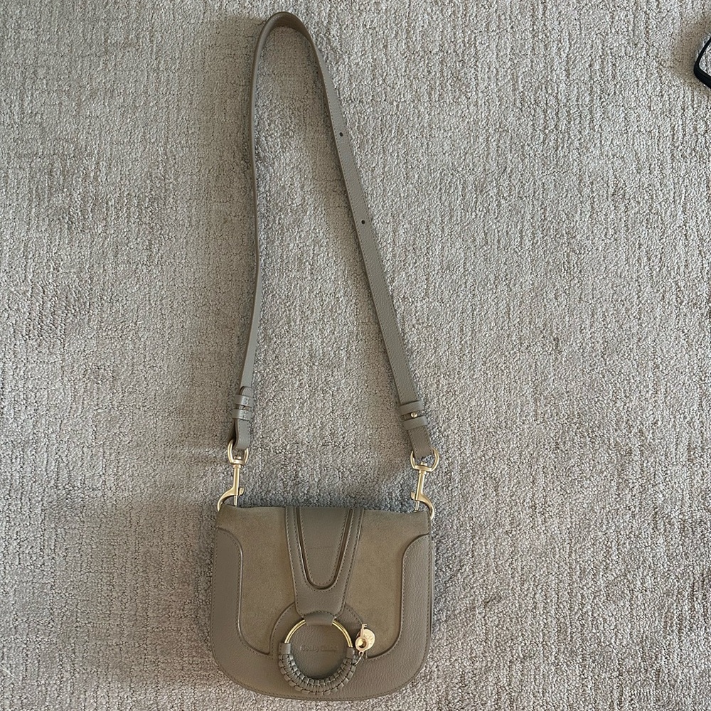 See by Chloe Suede and Leather Crossbody